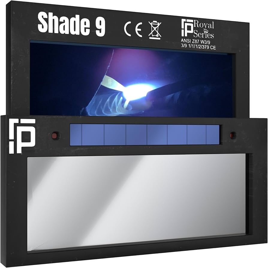 The Prince Single 1.0 | Shade 9 Silver Auto Darkening Welding Lens